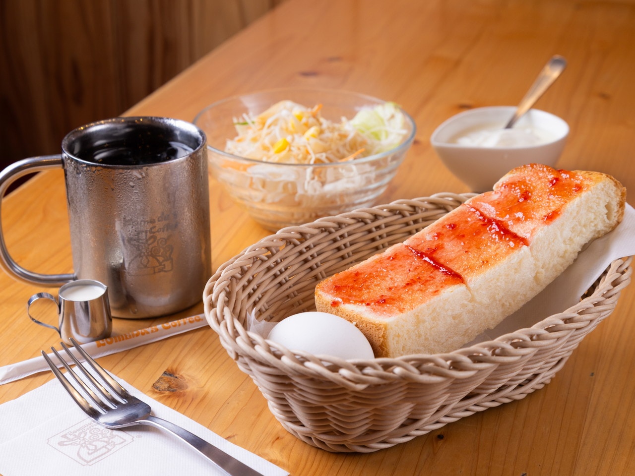 モーニングセット　定番ゆで玉子