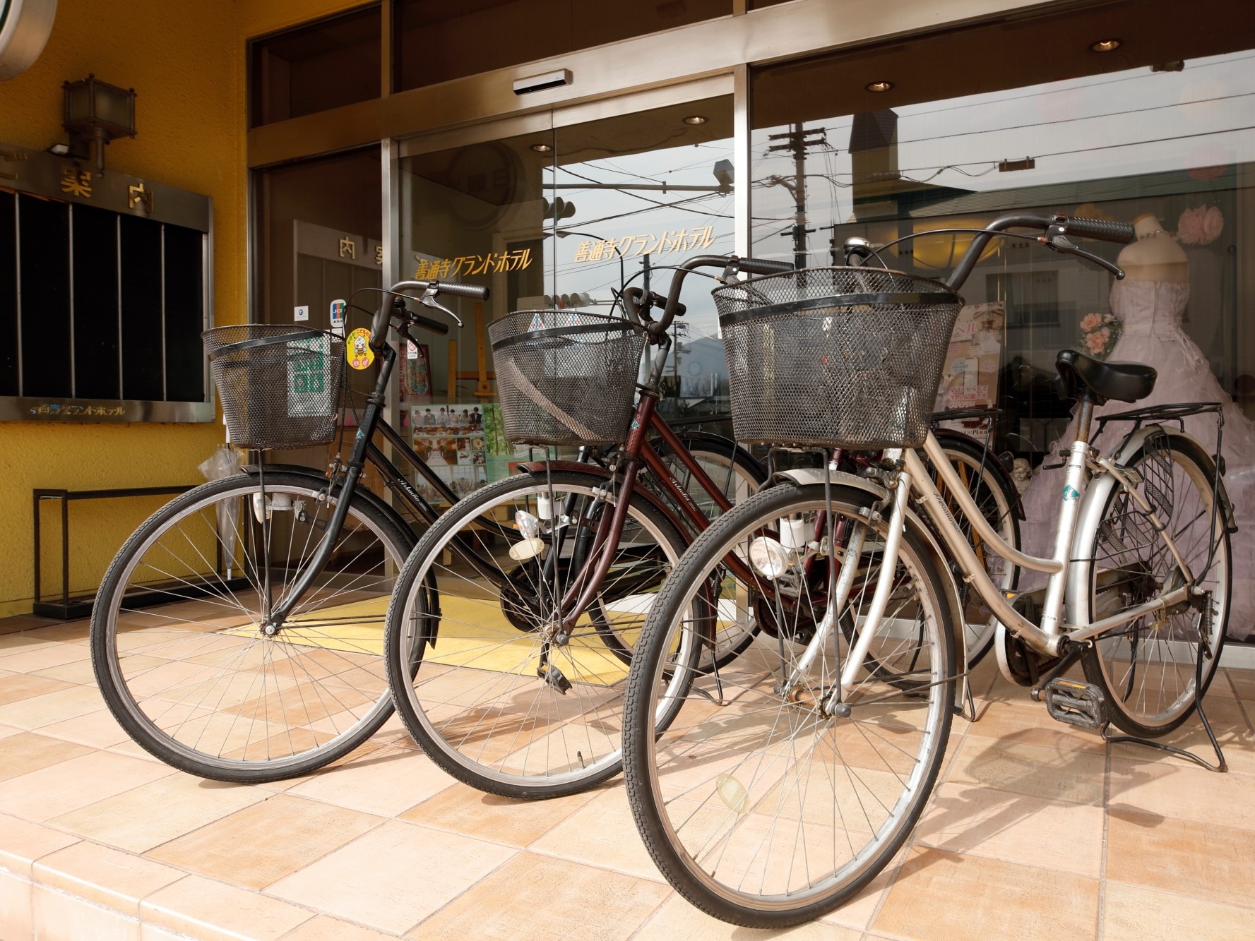 自転車無料貸出し中♪