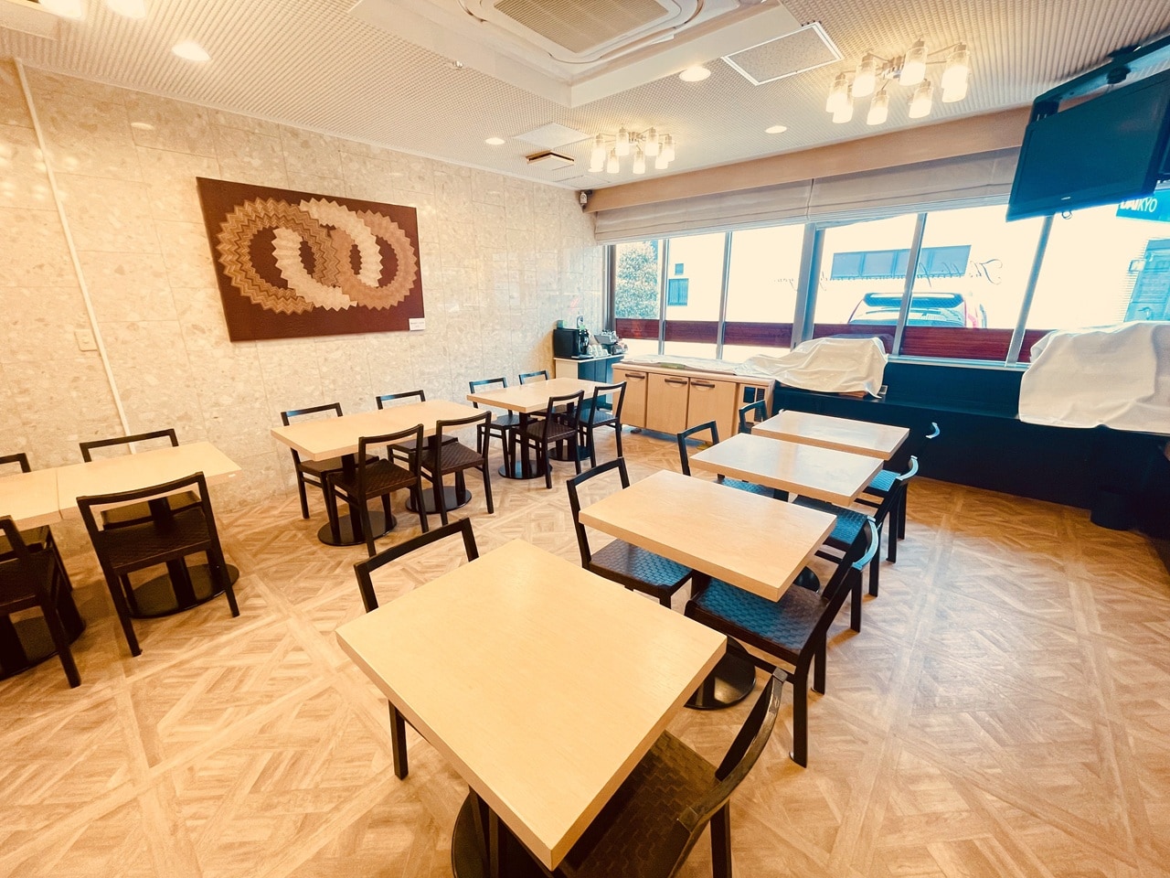 朝食会場