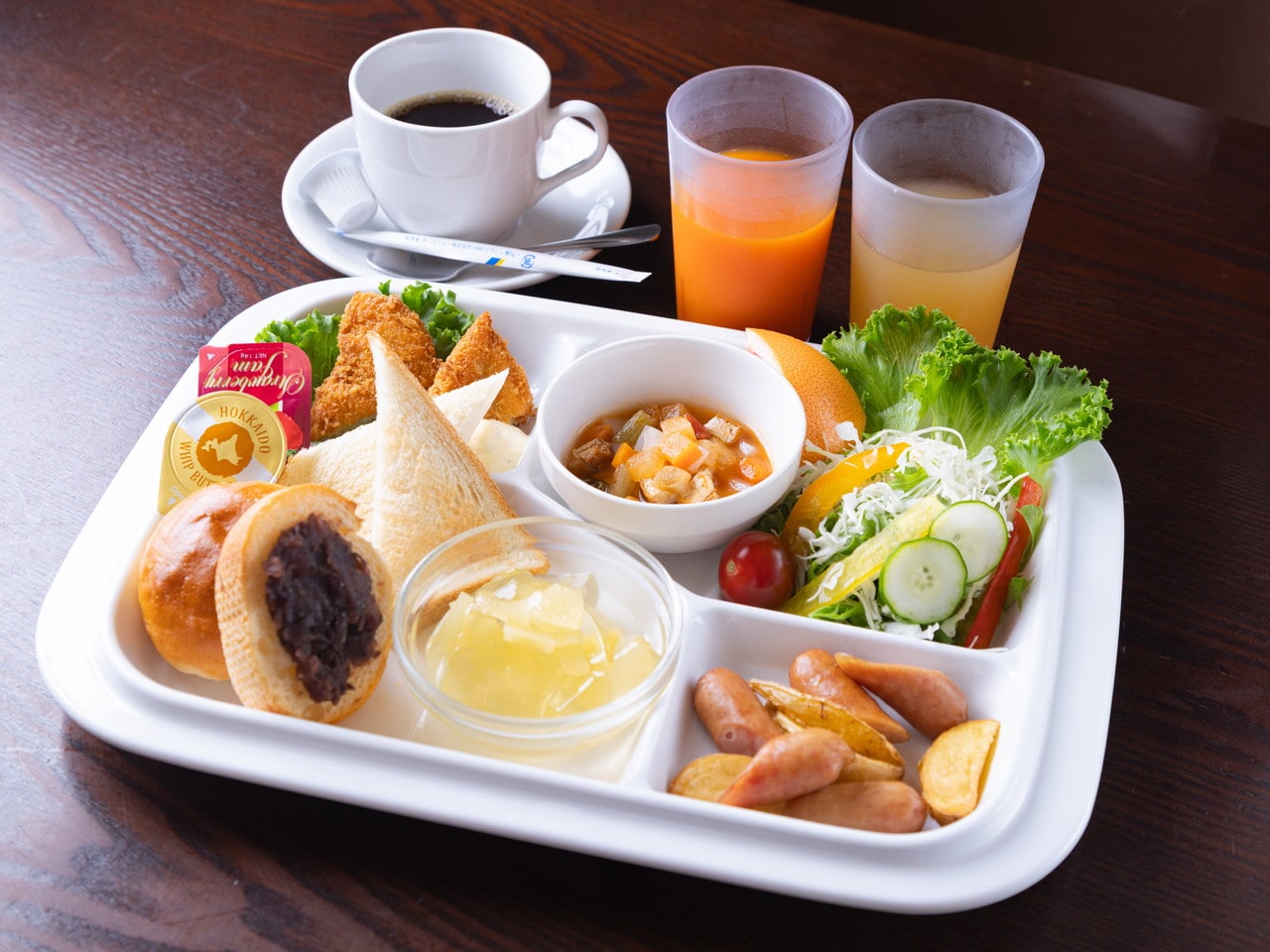 朝食ビュッフェ一例