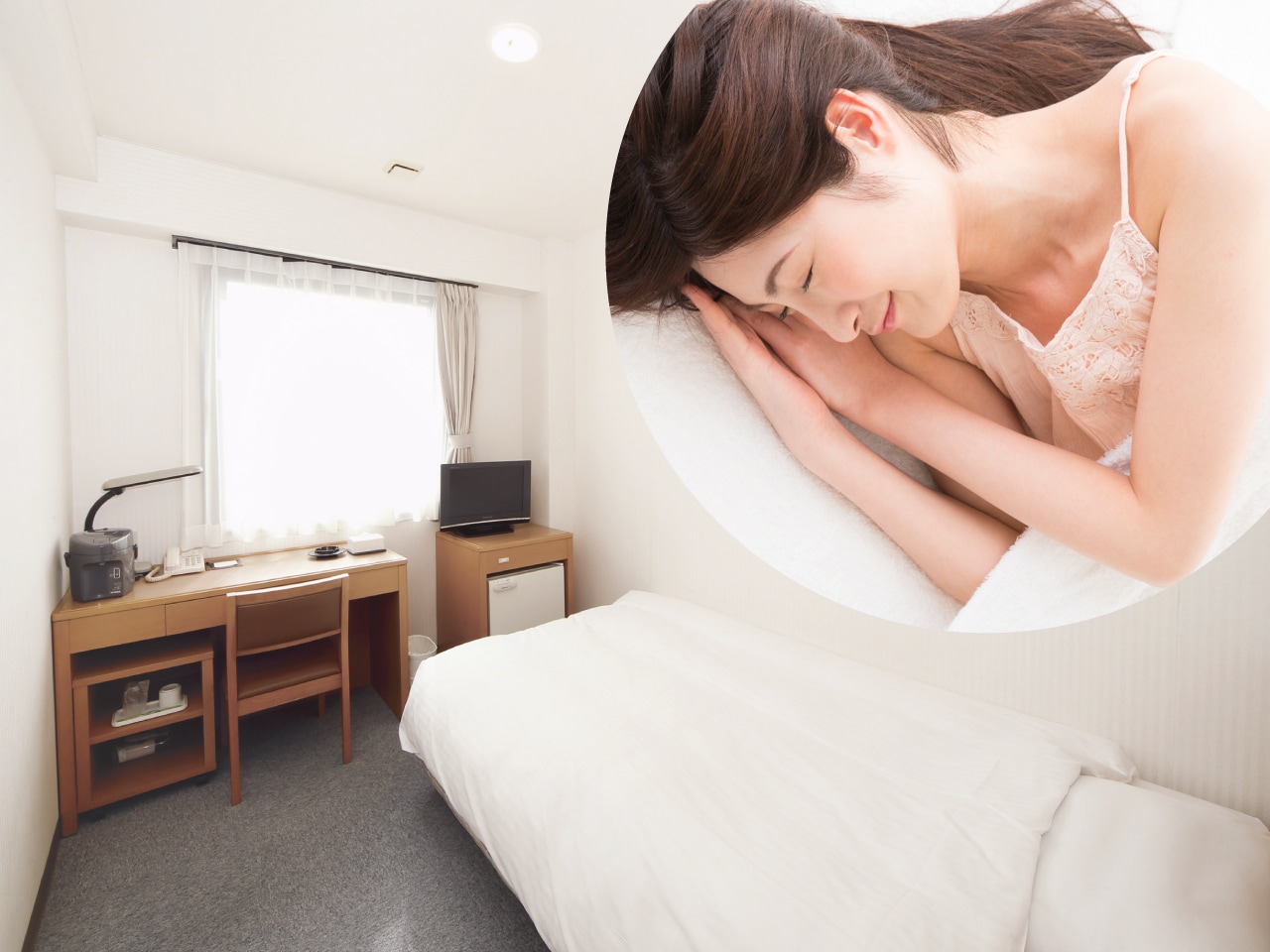 心地よい眠りに就けるセミダブルベッド