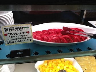 夕食バイキング