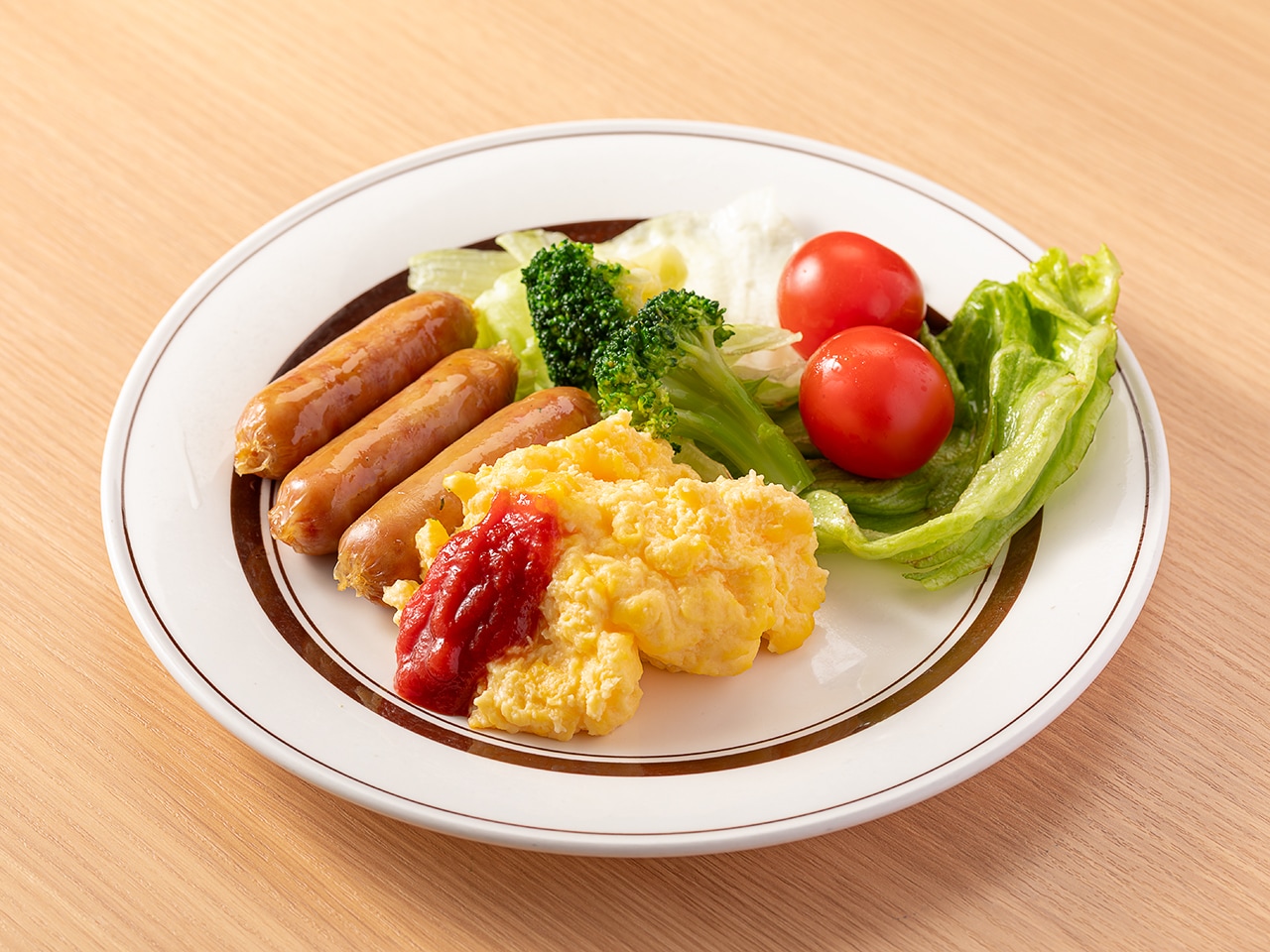 洋食メニュー盛り付け例