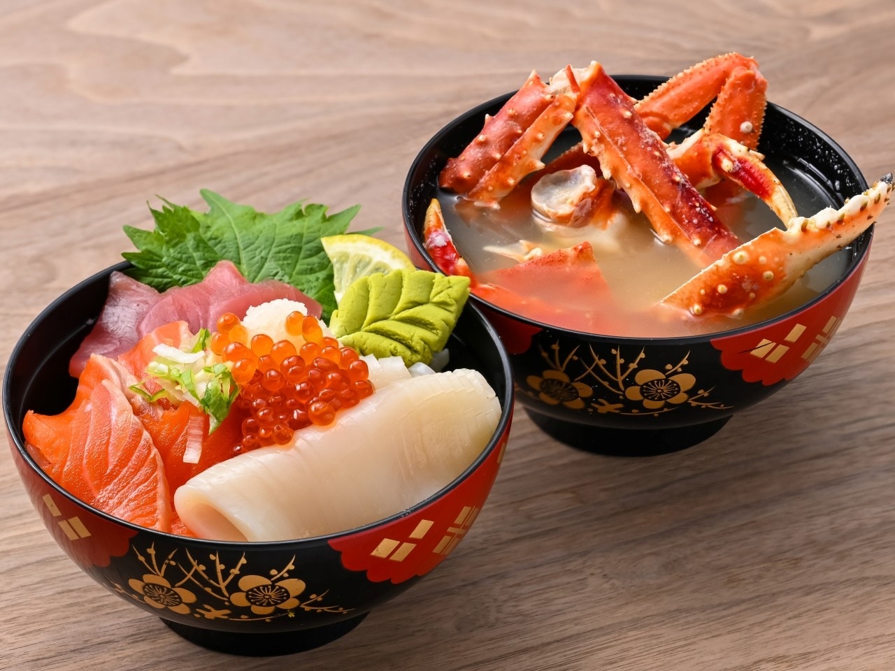 お刺身と鉄砲汁