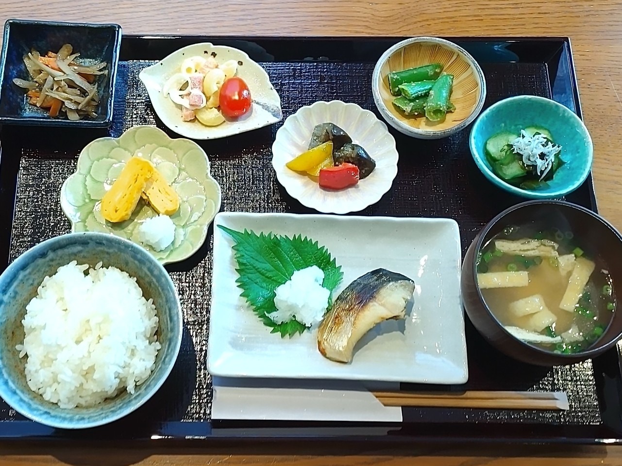 すべて手作りの健康的な充実した内容です。