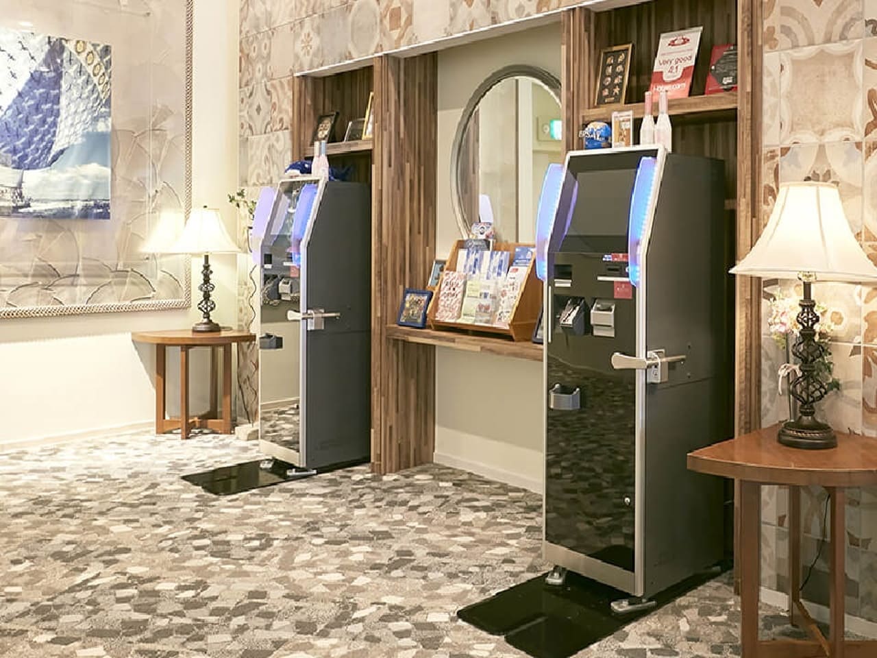 自動精算機システム(チェックイン時にこちらで精算をしていただきます。)