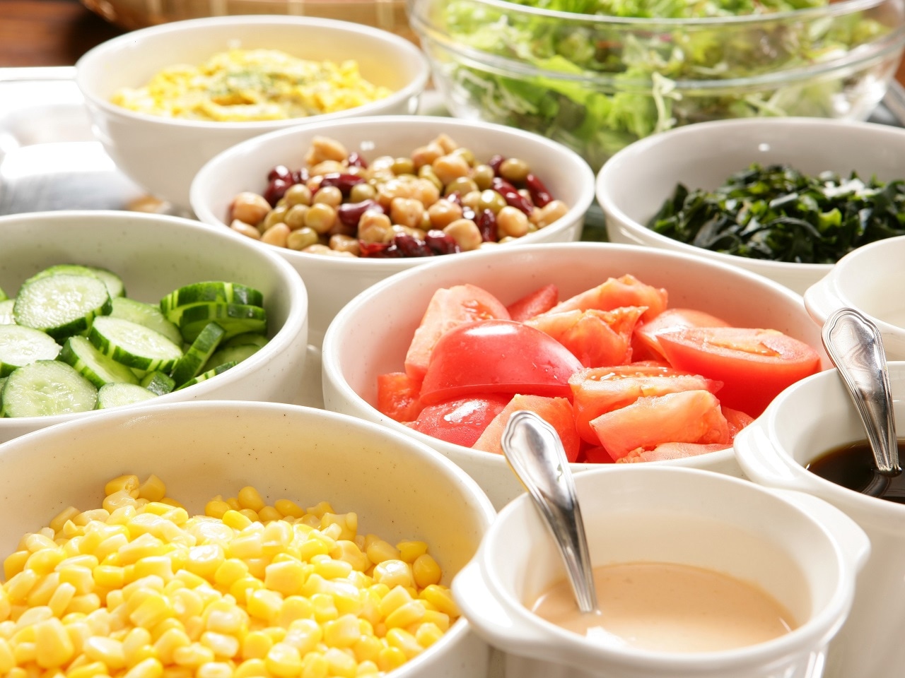 サラダビュッフェ