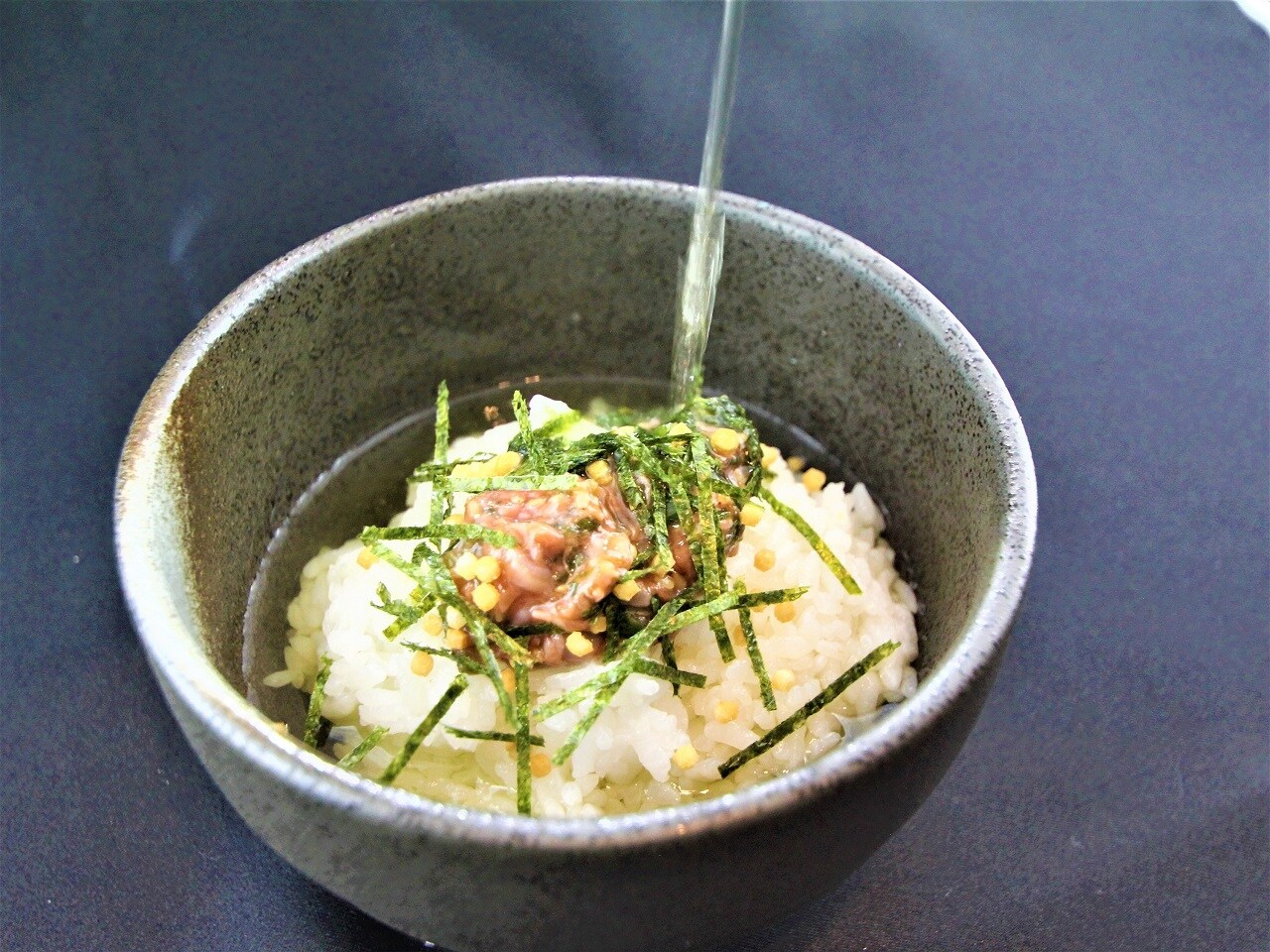 おすすめ「鞆の浦産鯛の塩辛茶漬け」