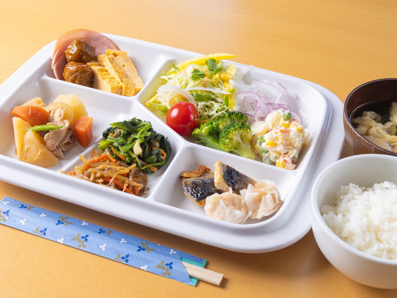 朝食ビュッフェ一例