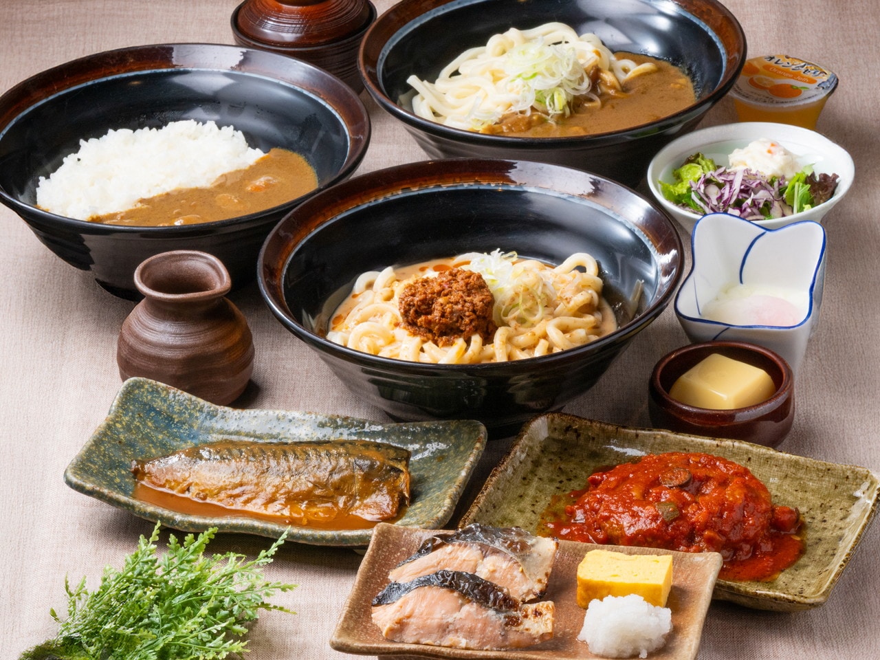 5種類の和定食