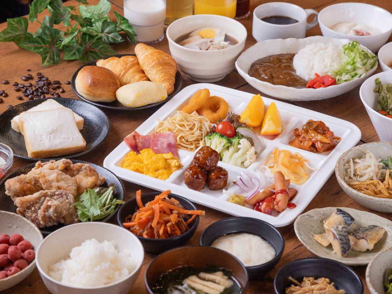 ■【朝食盛り付け一例】