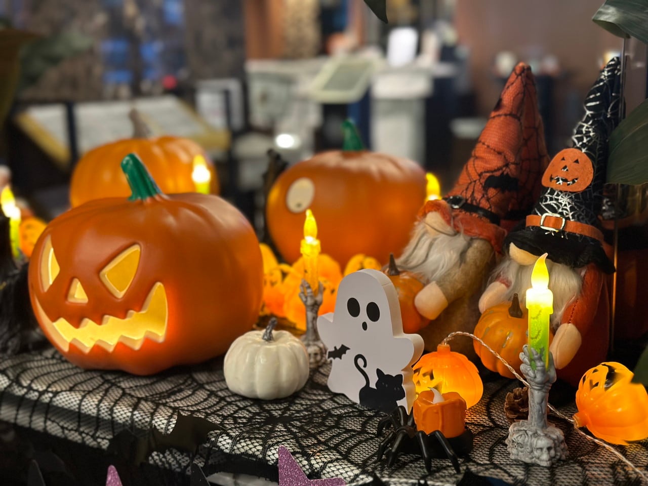 ハロウィンの装飾