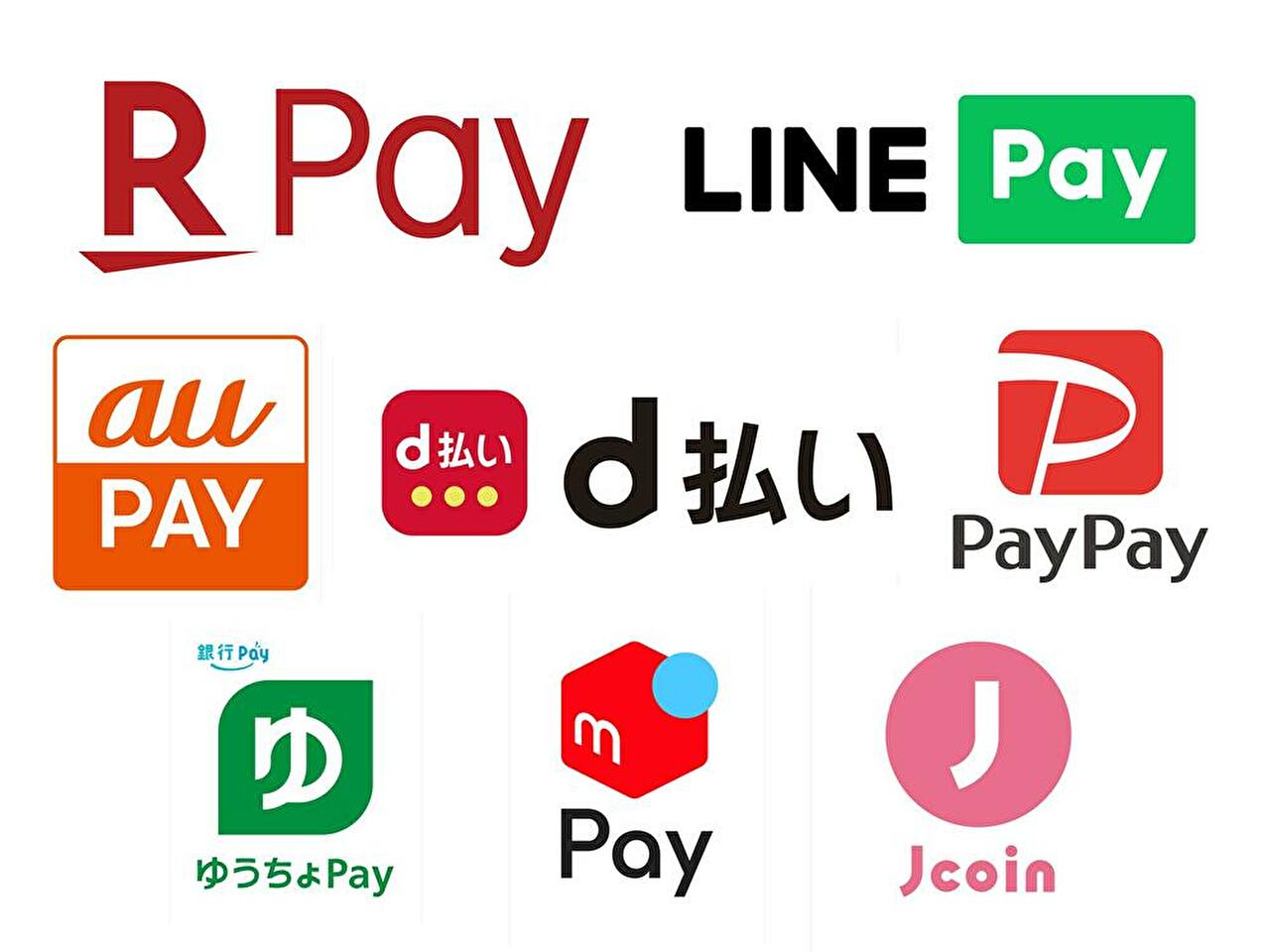 フロント精算時にスマホ決済サービス［楽天ペイ(アプリ決済) / LINE Pay /au PAY / ｄ払い® / PayPay / ゆうちょPay / メルペイ / J-Coin Pay］がご利用いただけます。