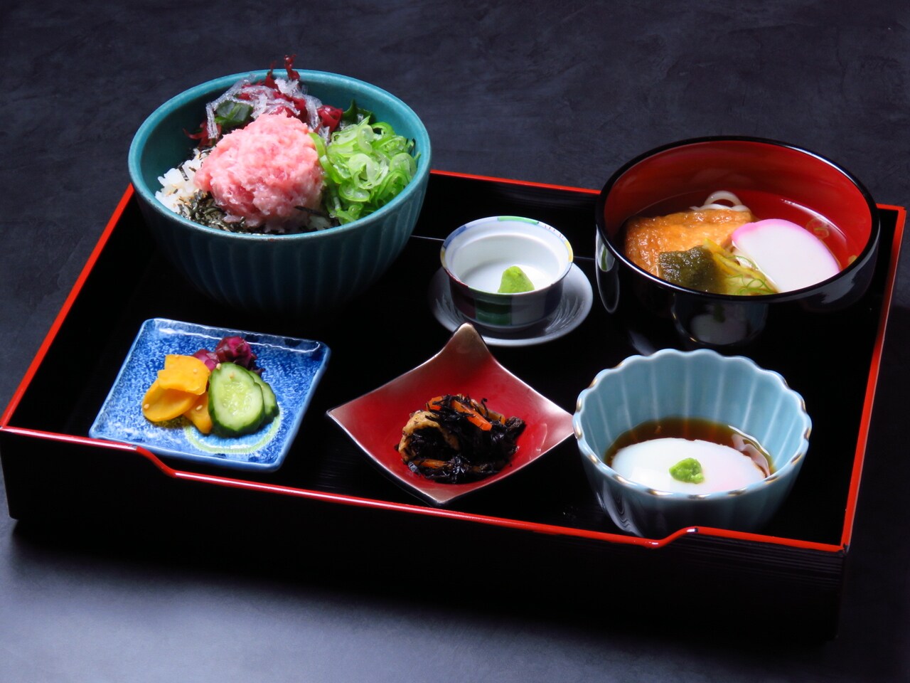 ネギトロ丼セット