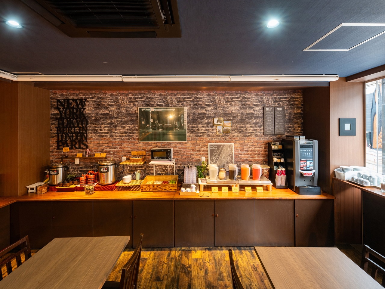 朝食ビュッフェ一例