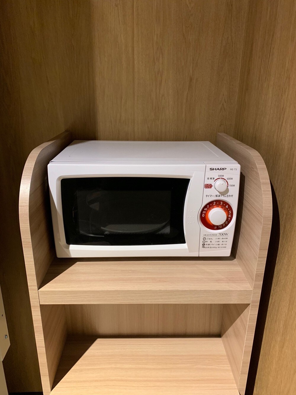 電子レンジと製氷機