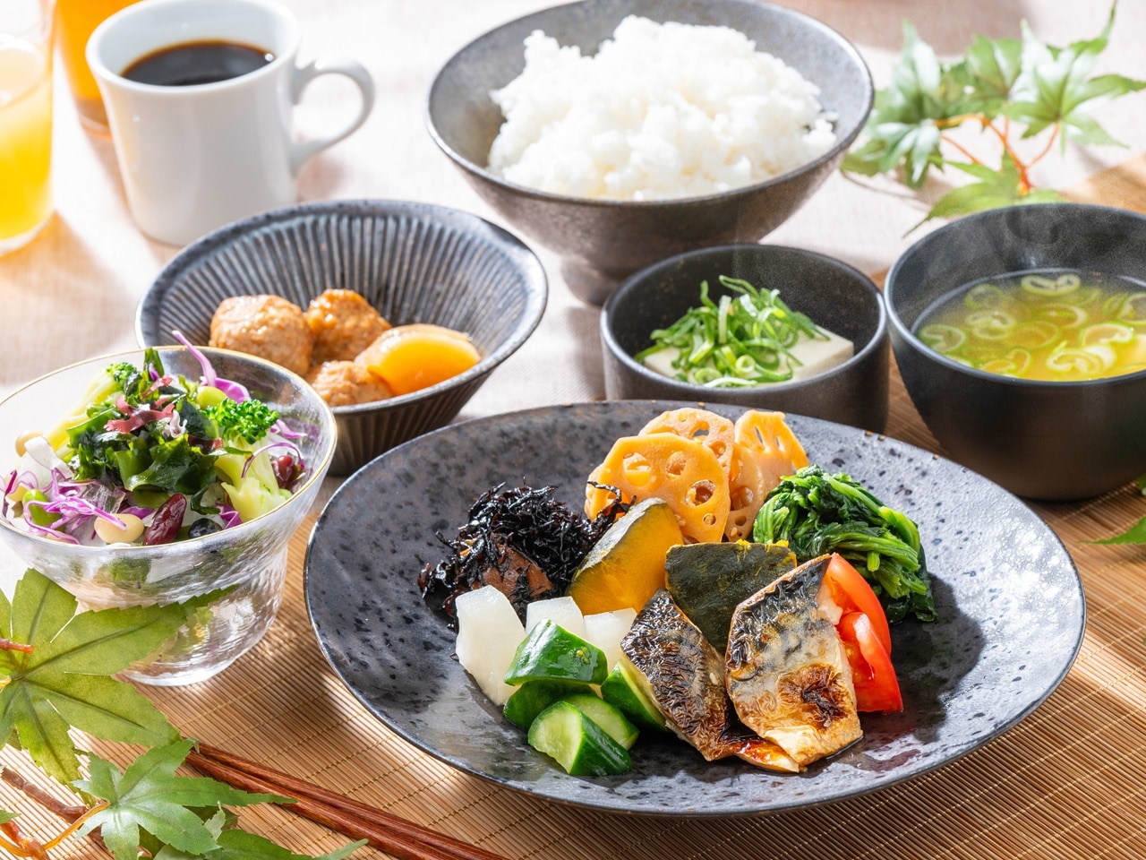 朝食ビュッフェ