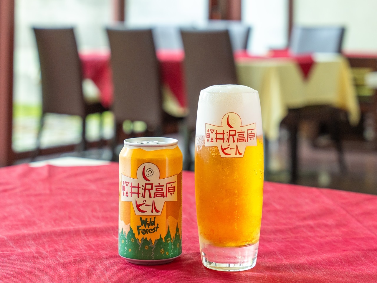 地元ビール（軽井沢高原ビール）もございます