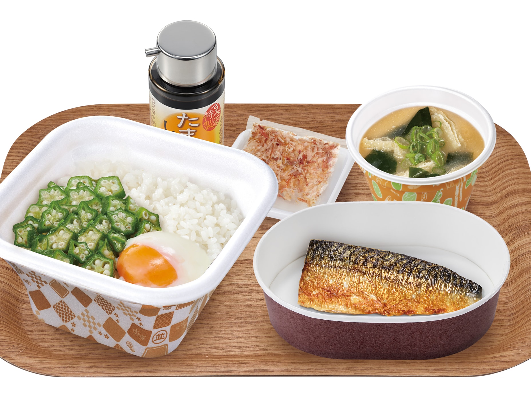 塩さばまぜのっけ朝食