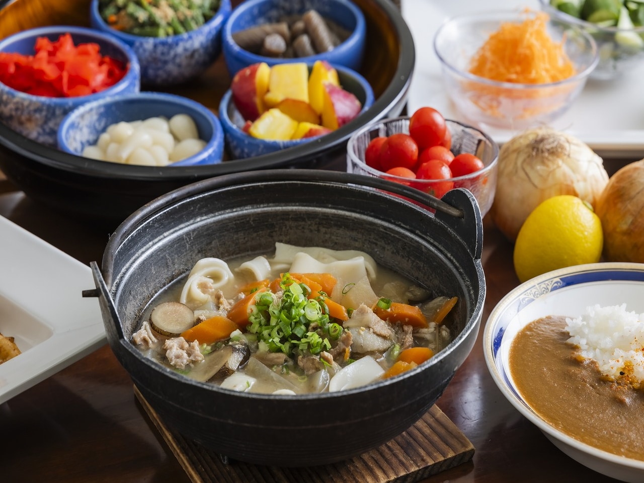 無料朝食ブッフェ