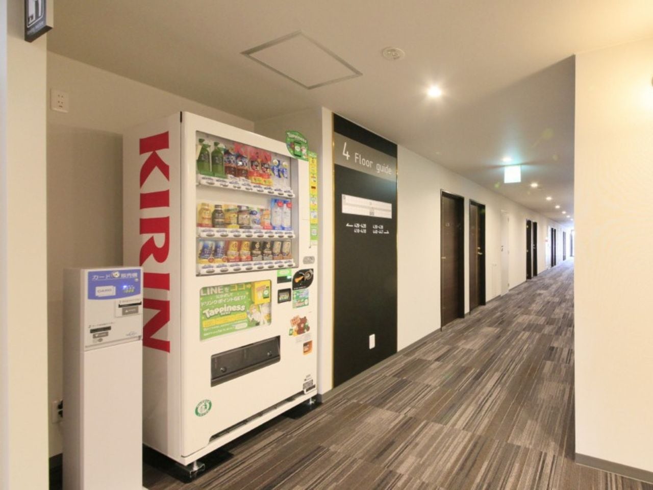 自動販売機（客室廊下）