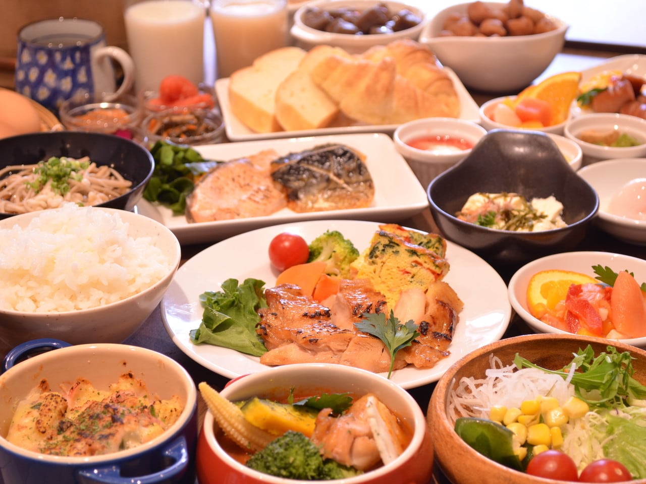 和・洋のビュッフェ