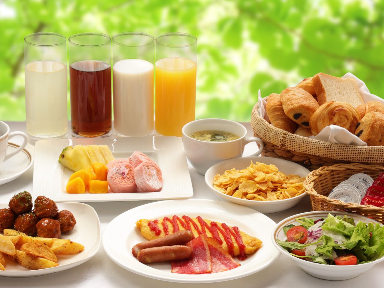 洋食盛り付けイメージ