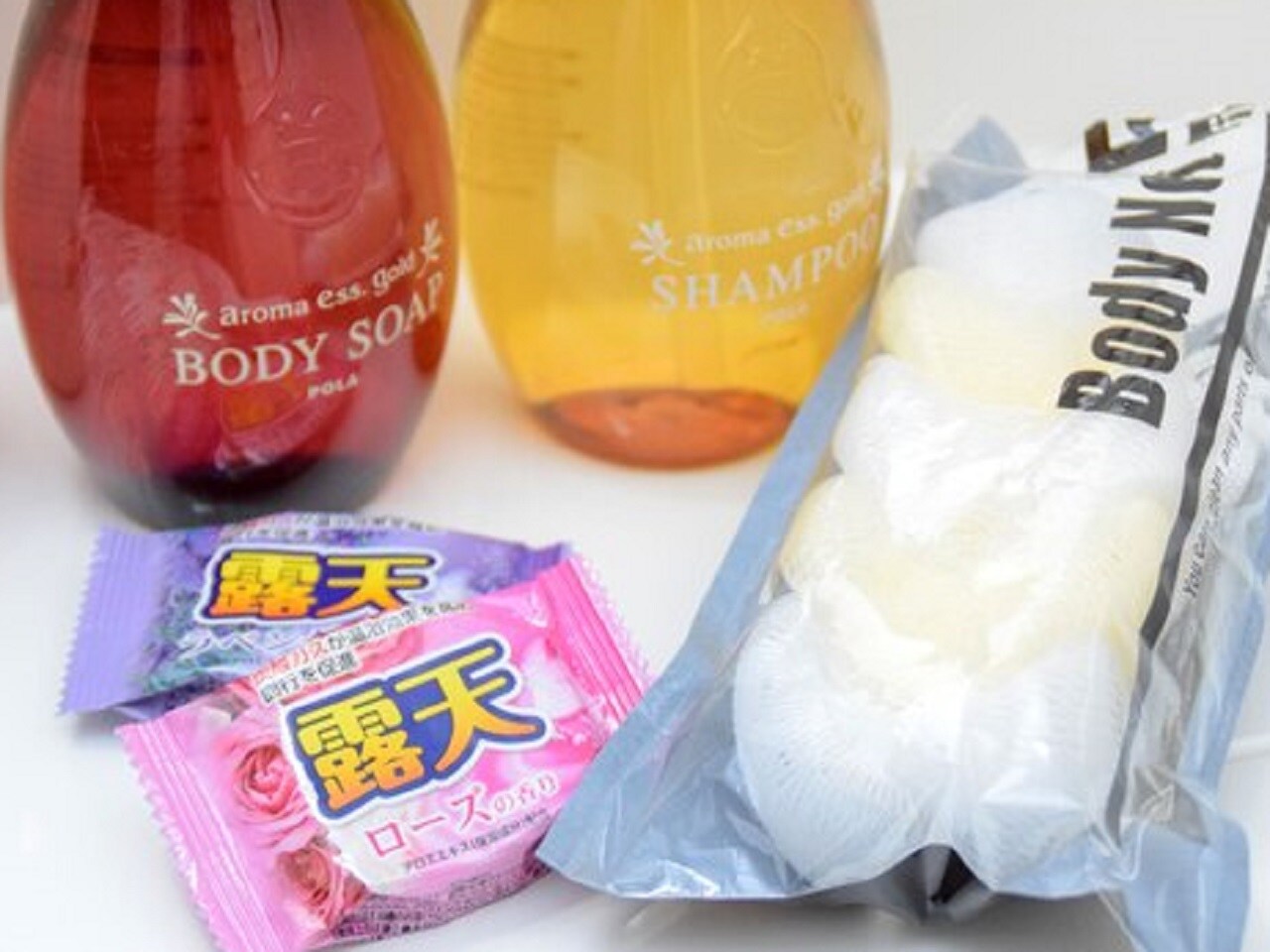 入浴剤とボディウォッシュネット