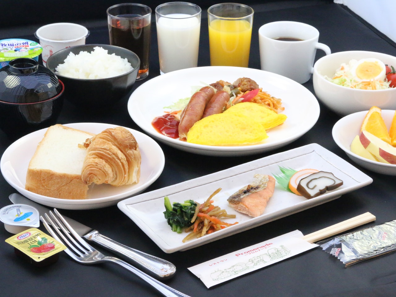 盛り付け例（洋食）