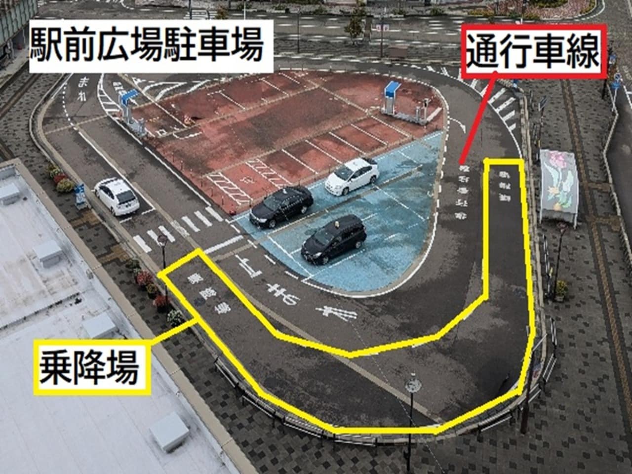 【有料P】市営砺波駅前広場駐車場