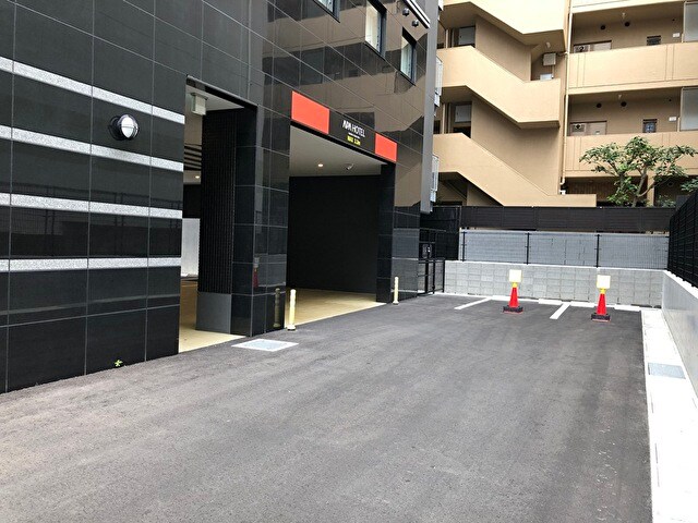 ホテル敷地内駐車場