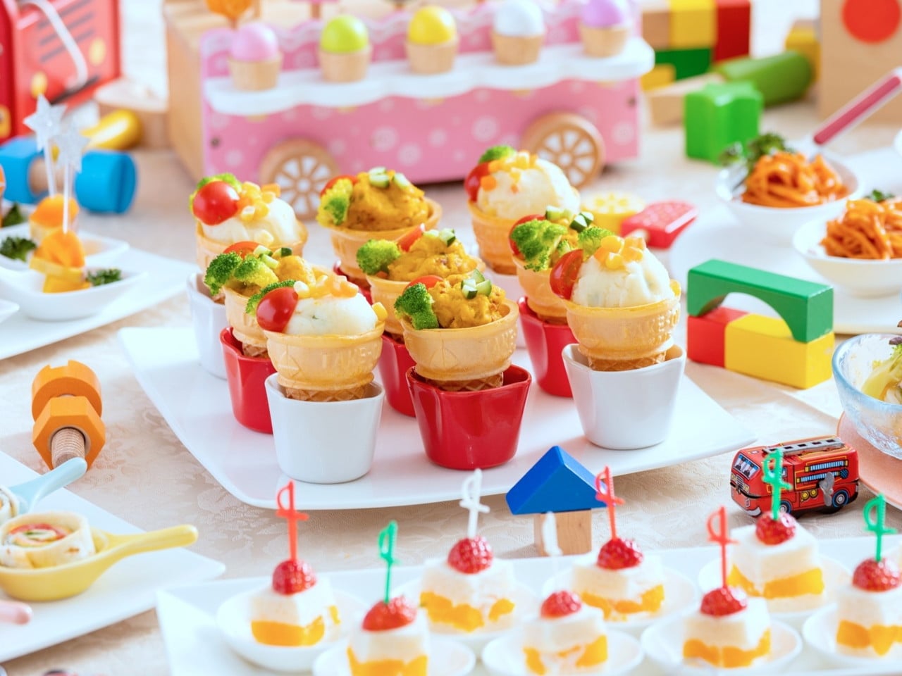 ミキハウス子育て総研のママサポーターと一緒に考案した、自慢のキッズメニュー！