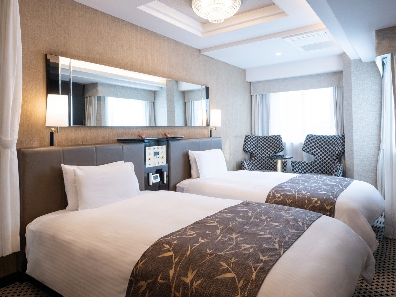 スーペリアツイン禁煙室【南館最上階 14階】