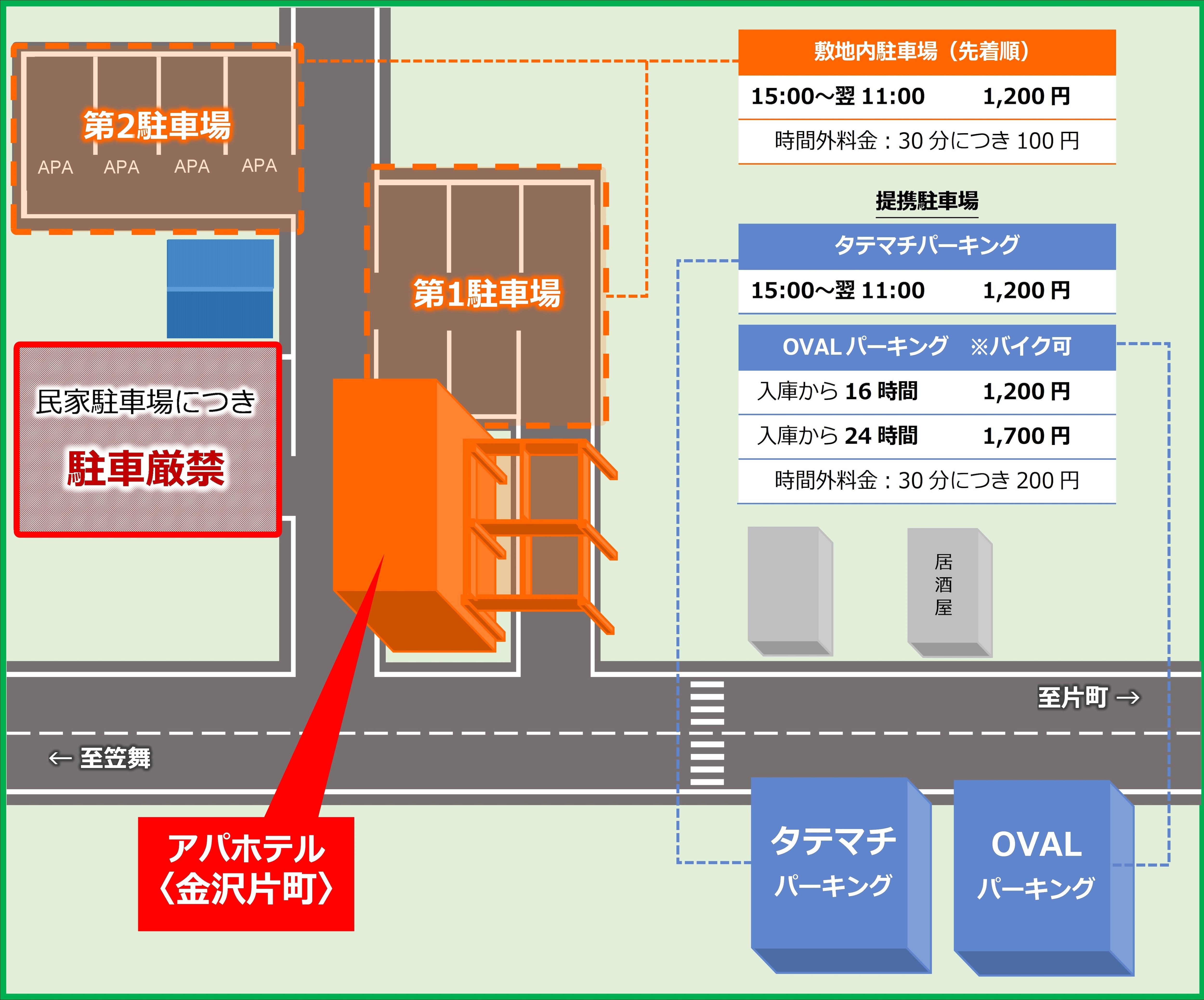 駐車場のご案内