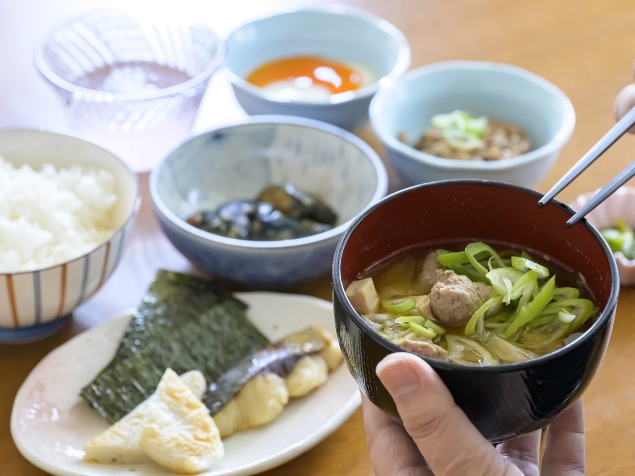 一日のはじまり、和の朝ごはん