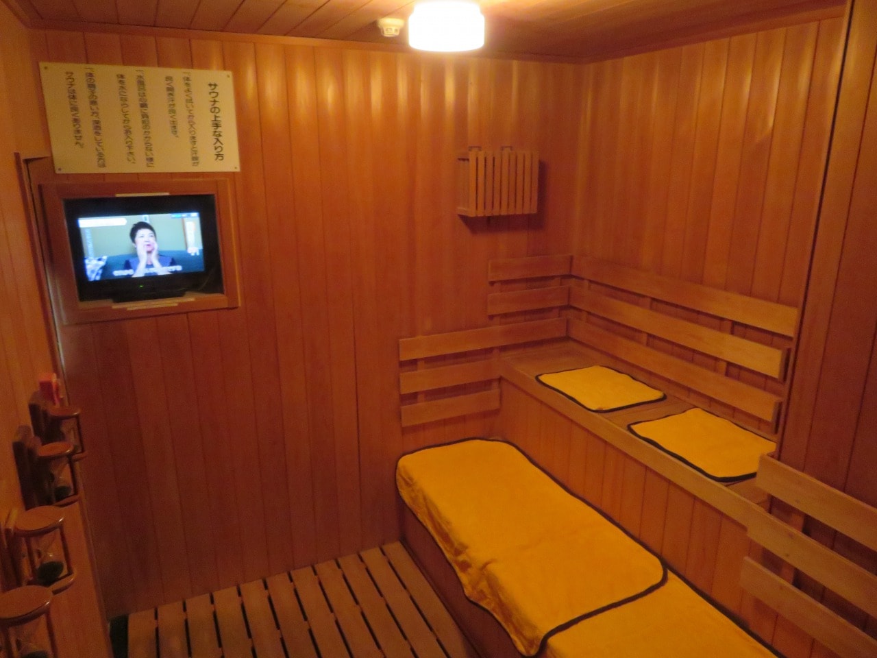 1F大浴場（男湯）内サウナ