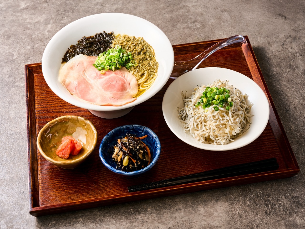 牡蠣塩ラーメン朝食セットA