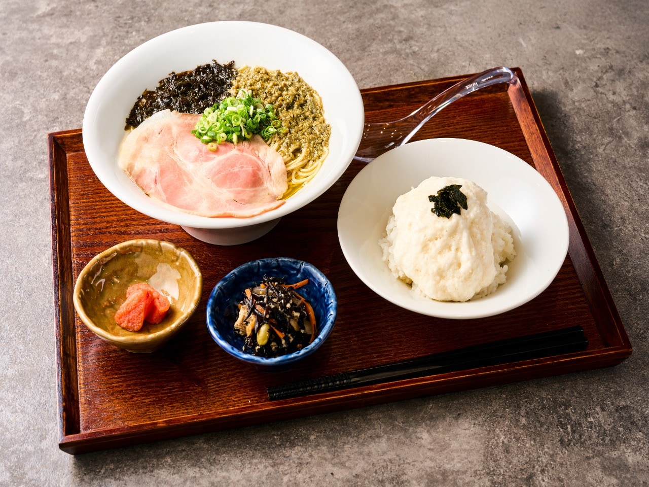 牡蠣塩ラーメン朝食セットB