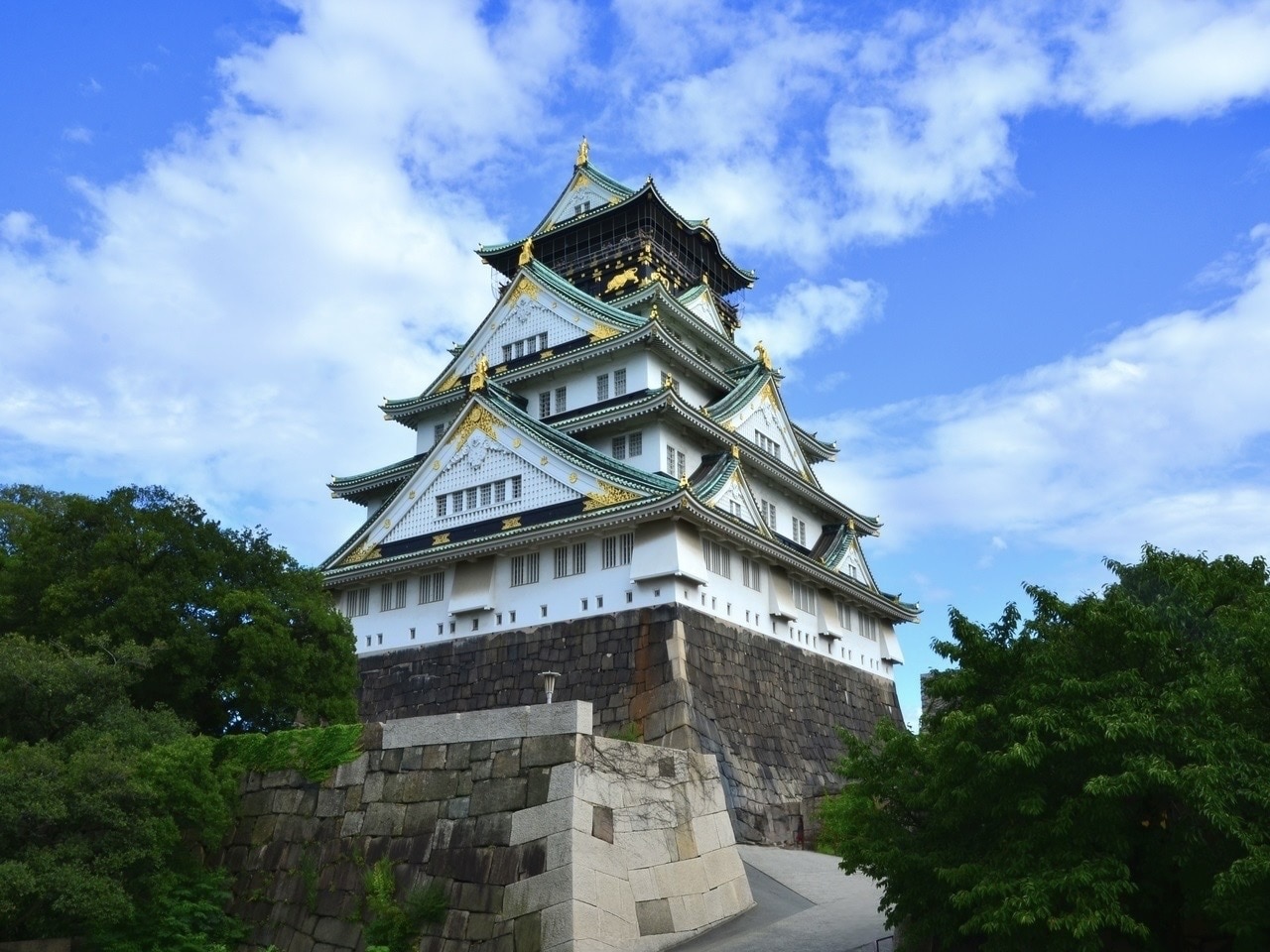 【大阪城】