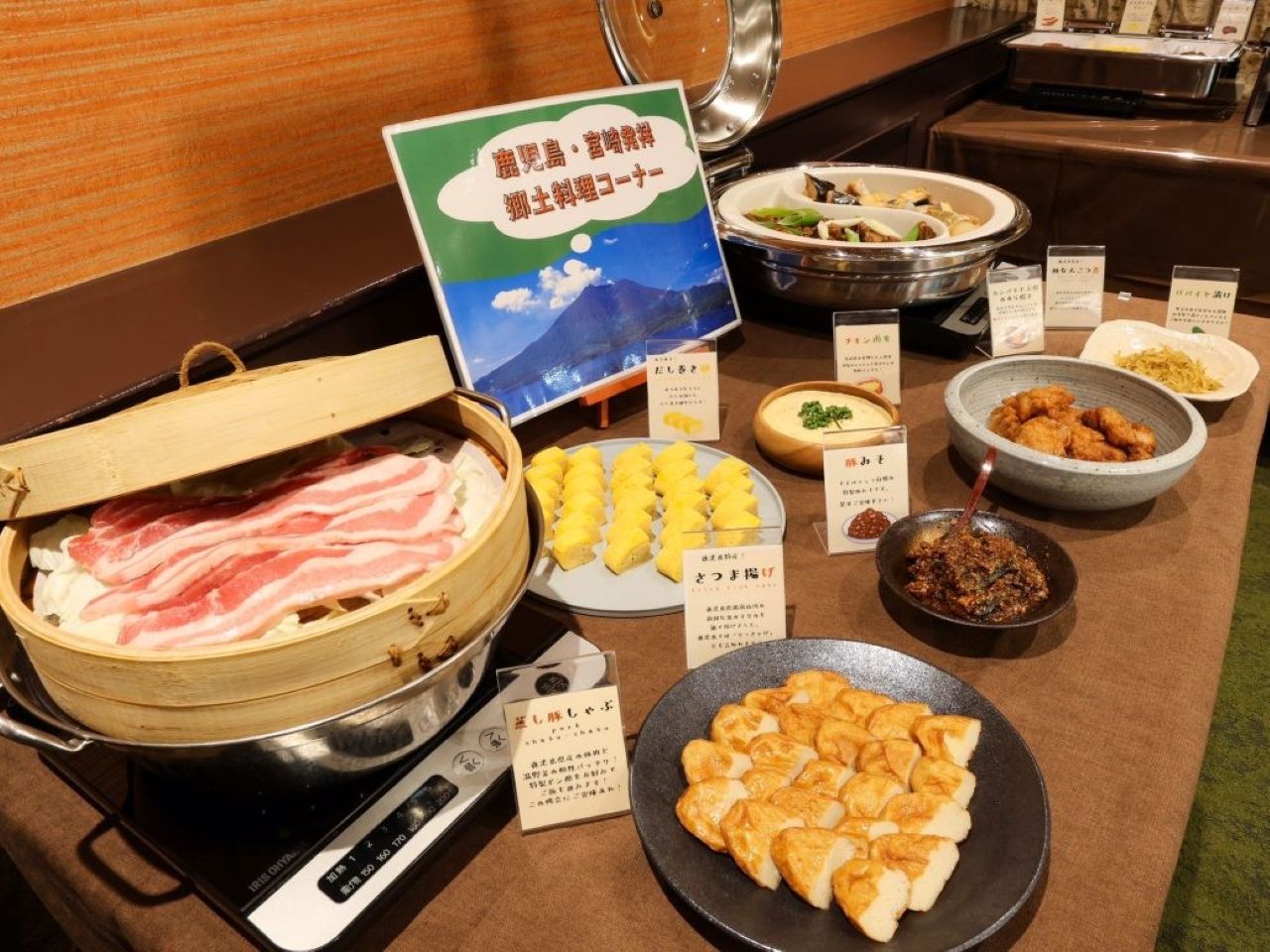 朝食バイキングメニュー例