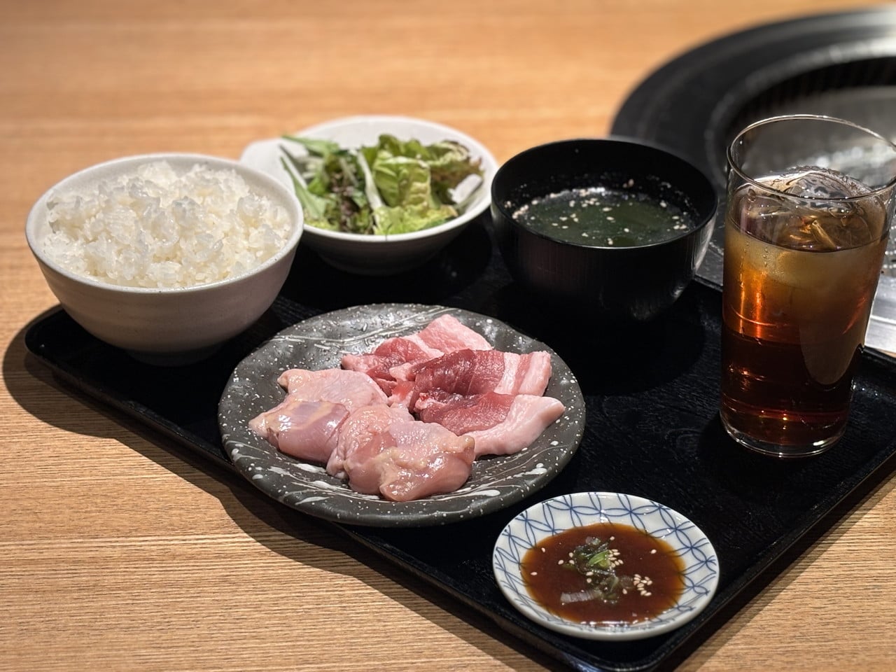 鳥豚定食