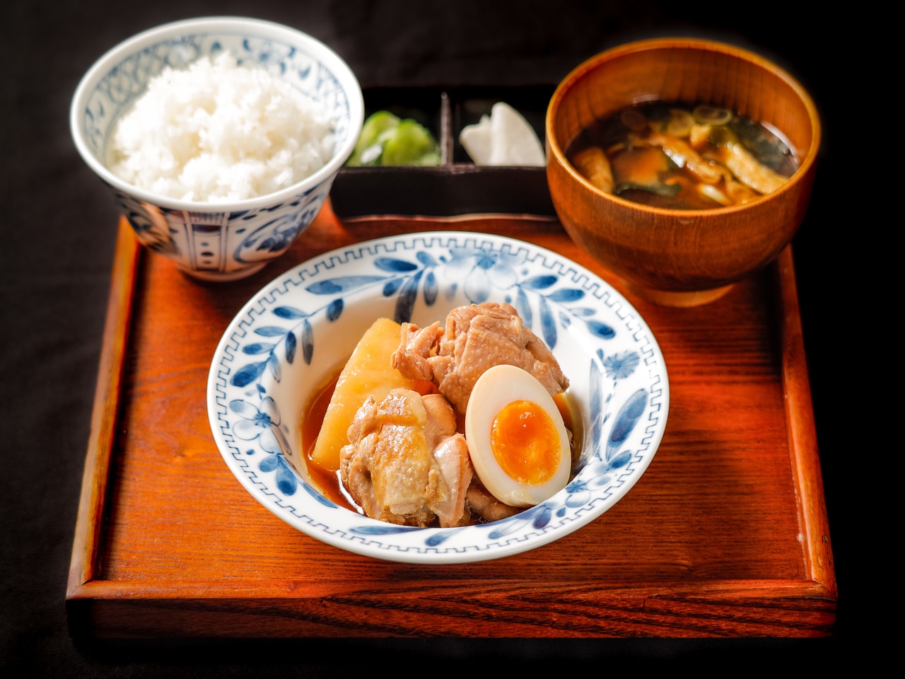 鶏大根定食
