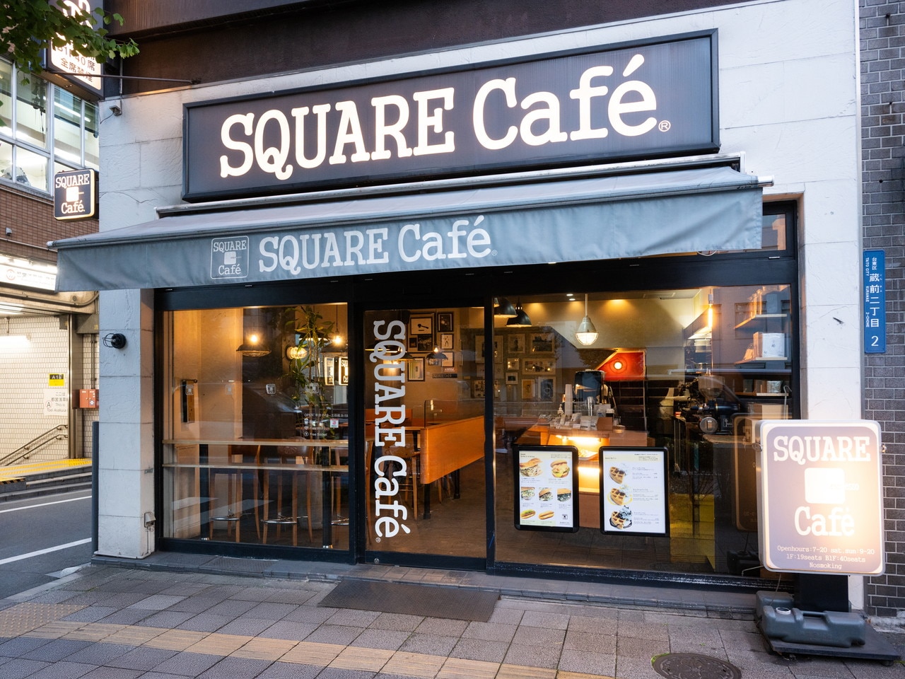 提携カフェ「SQUAREcafe蔵前店」