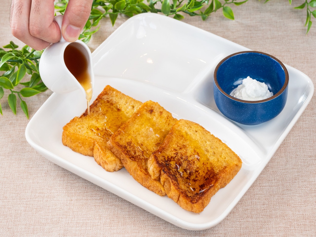 朝の定番「フレンチトースト」