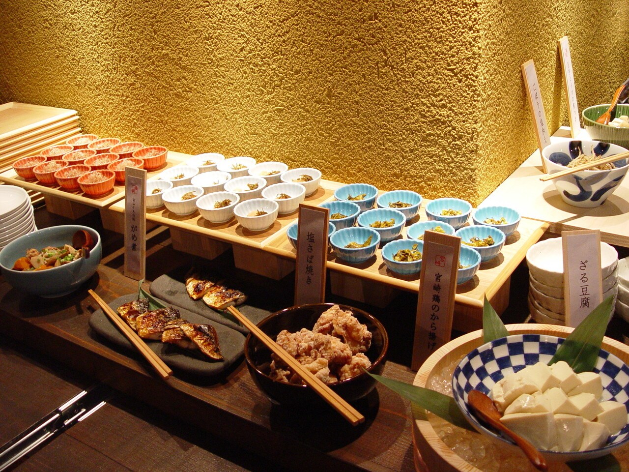 朝食ビュッフェ一例