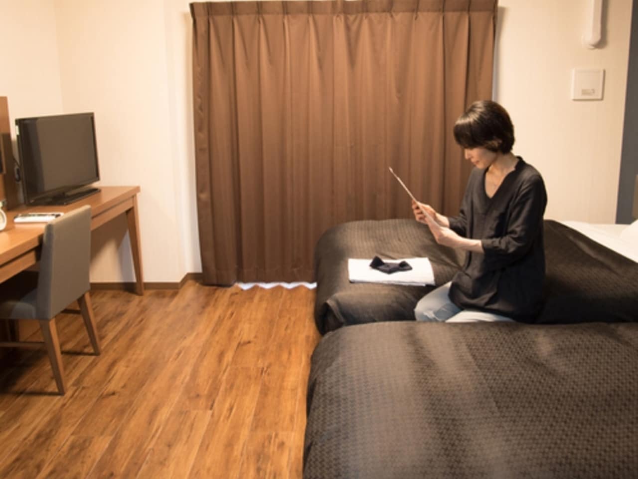 ツインルームは1名様でもご宿泊可能です