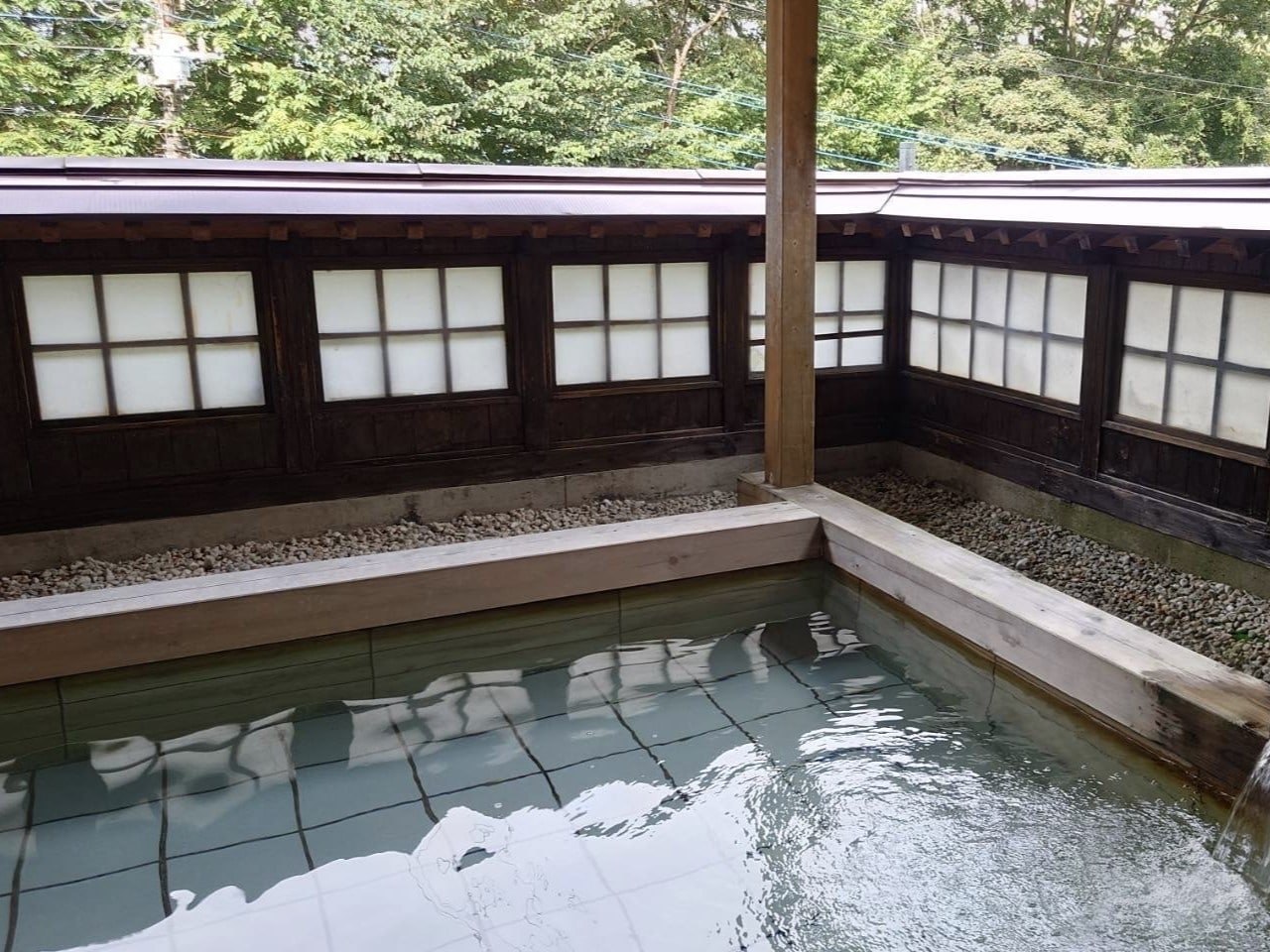 伊香保温泉の”白銀の湯”