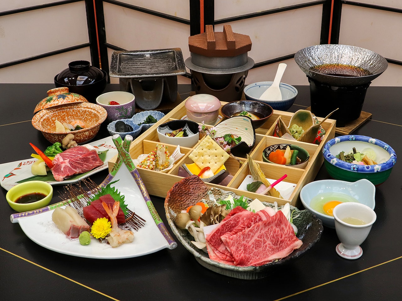 蔵王の山の恵みと三陸の海の旬をいただくご夕食