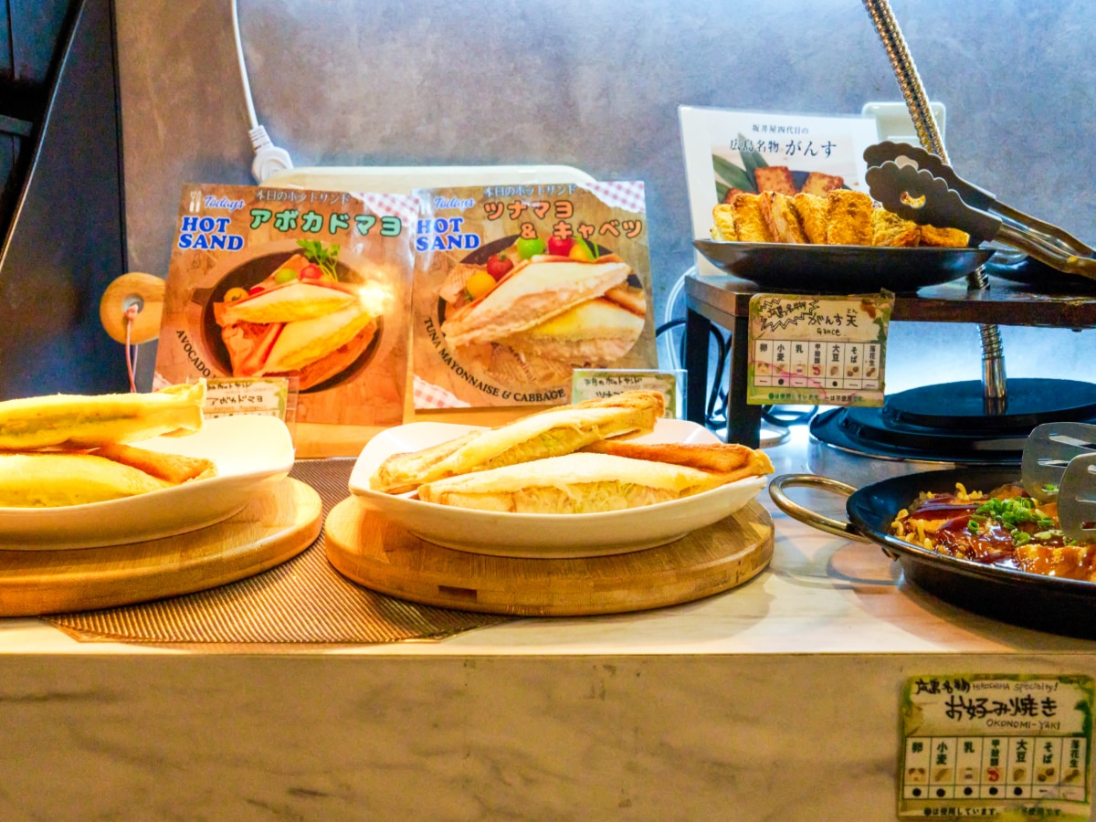 【イメージ】本日の焼き立てホットサンド