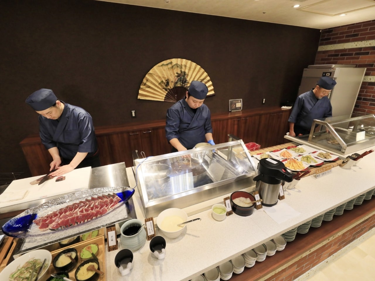 ご夕食バイキング  ライブキッチン